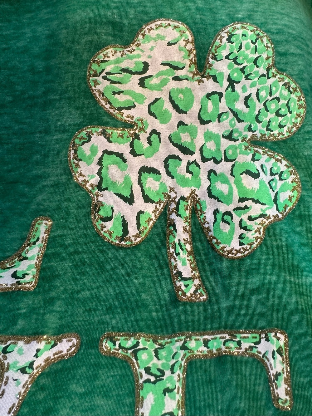 ALL ACCESS Green V-Neck RockerGirl Tee - Picture 6 of 6